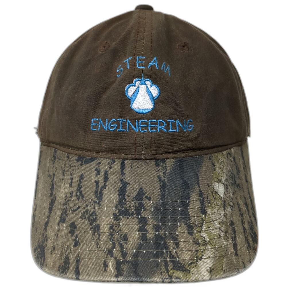 Port Authority Baseball Cap Brown Camo One Size Steam Engineering Hat